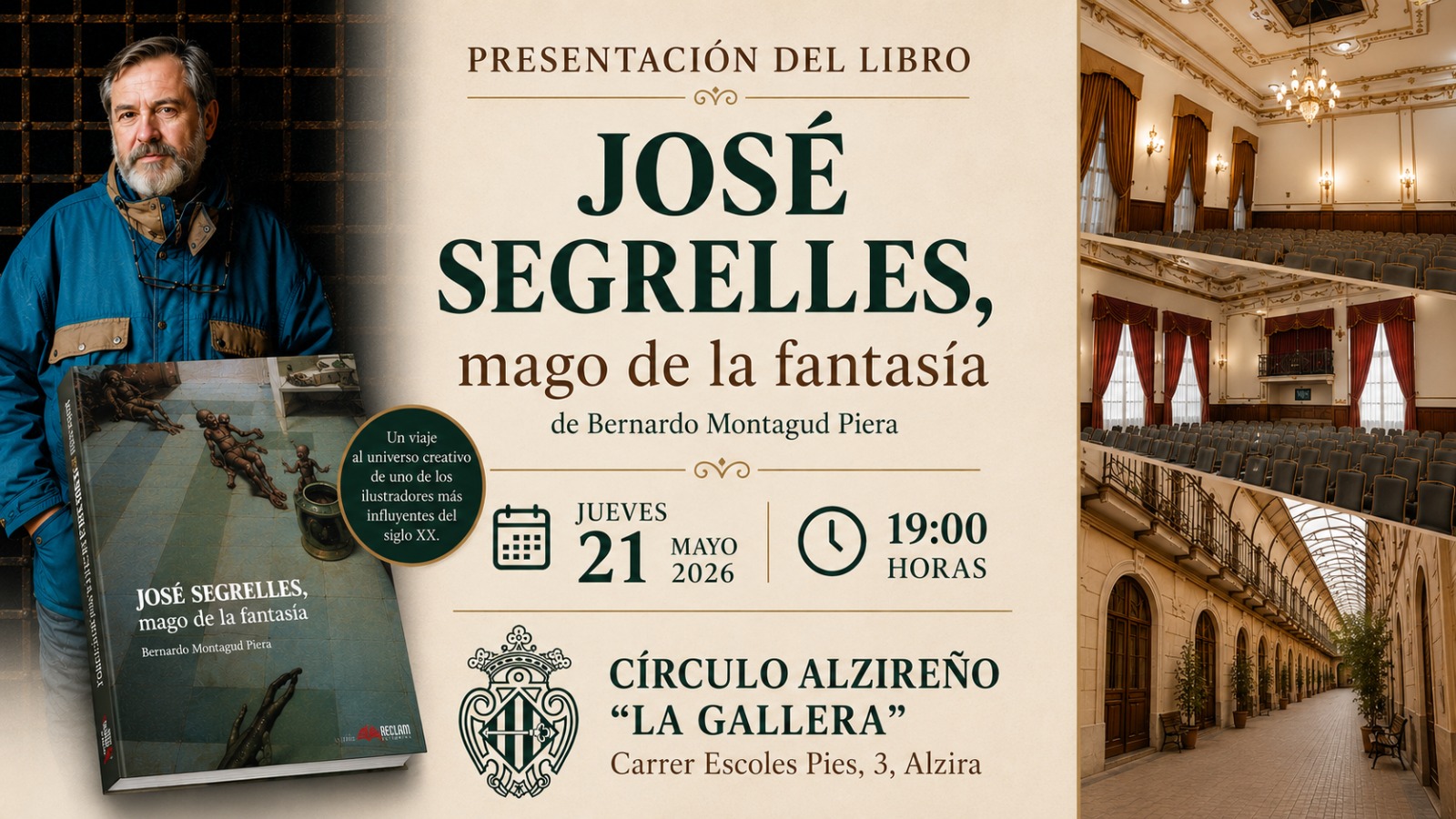 Hui es presenta nou llibre de Bernat Montagud
