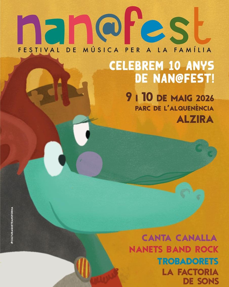 El parc de l’Alquenència acull una nova edició del Nanofest, que enguany celebra el seu desé aniversari amb una aposta clara per la cultura, la diversitat i la participació infantil