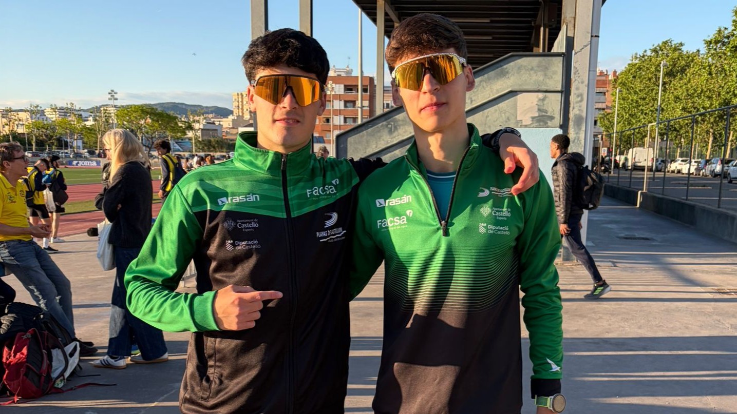 Alejandro Esteve i Adrián Moscardó guanyen la Lliga Estatal d’Atletisme amb el Platges de Castelló