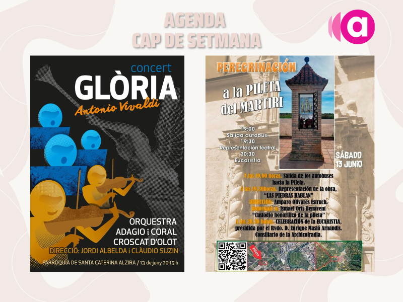 Tradició i música sacra a Alzira amb la pelegrinació a la Pileta del Martiri i el concert del “Glòria” de Vivaldi