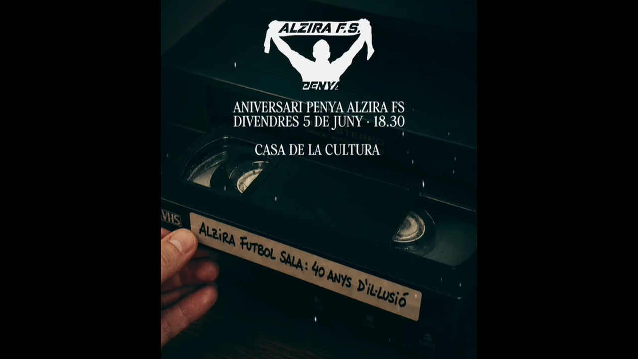 L’Alzira FS recorda esta vesprada els seus 40 anys d’història