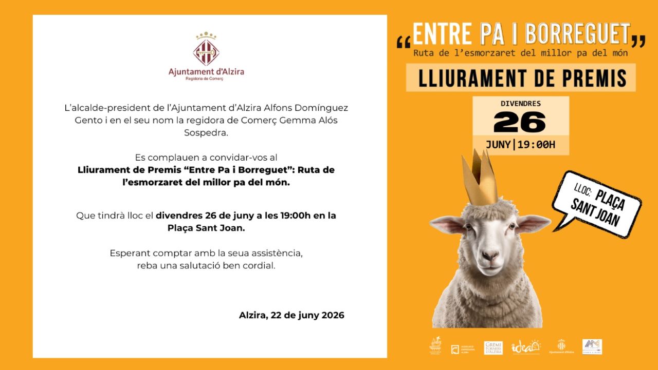 Artitapes es corona com el gran triomfador de la ruta “Entre Pa i Borreguet” amb el millor entrepà i el Cremaet d’Or, i millor pa per al forn Bernia