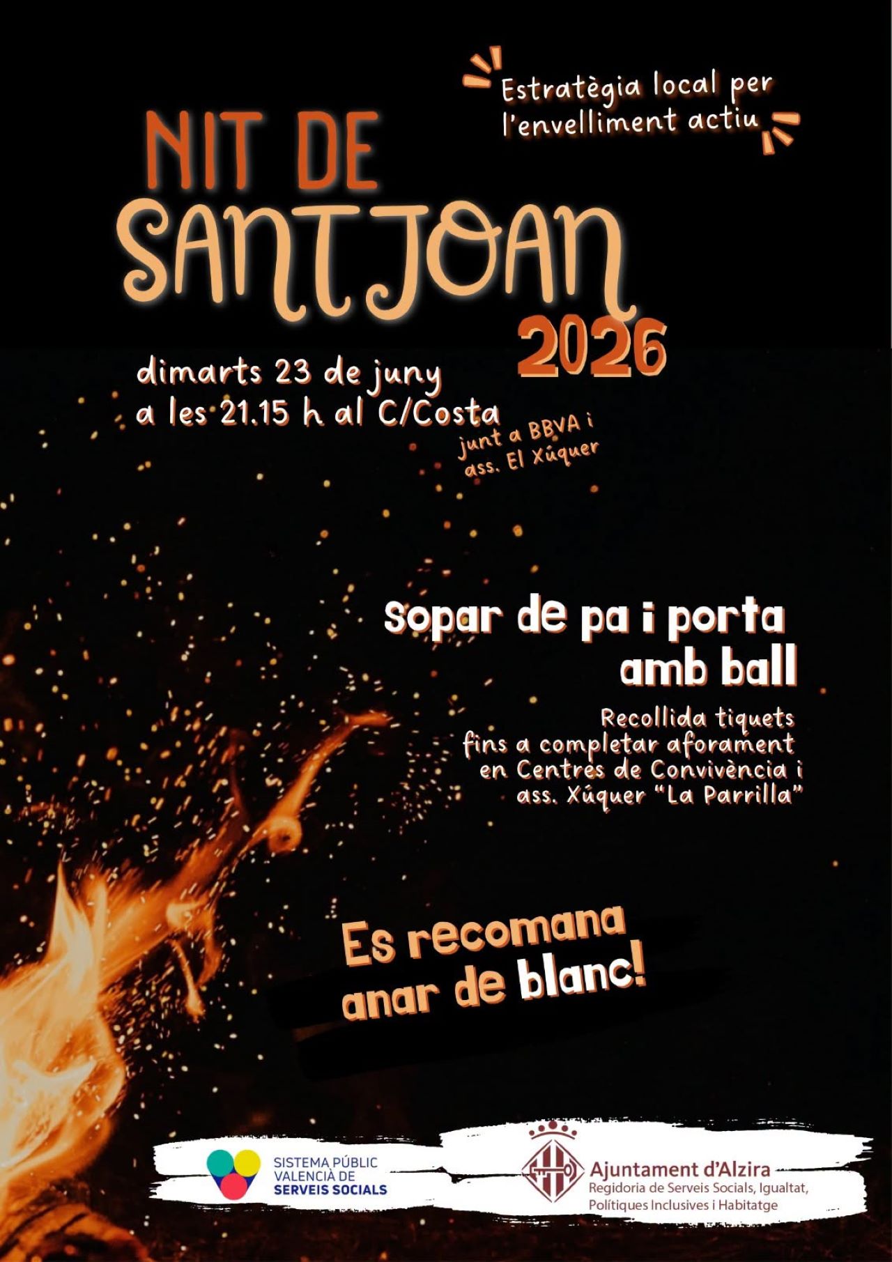 La festa de la Nit de Sant Joan reunirà 222 persones i reforça el seu paper com a activitat d’envelliment actiu
