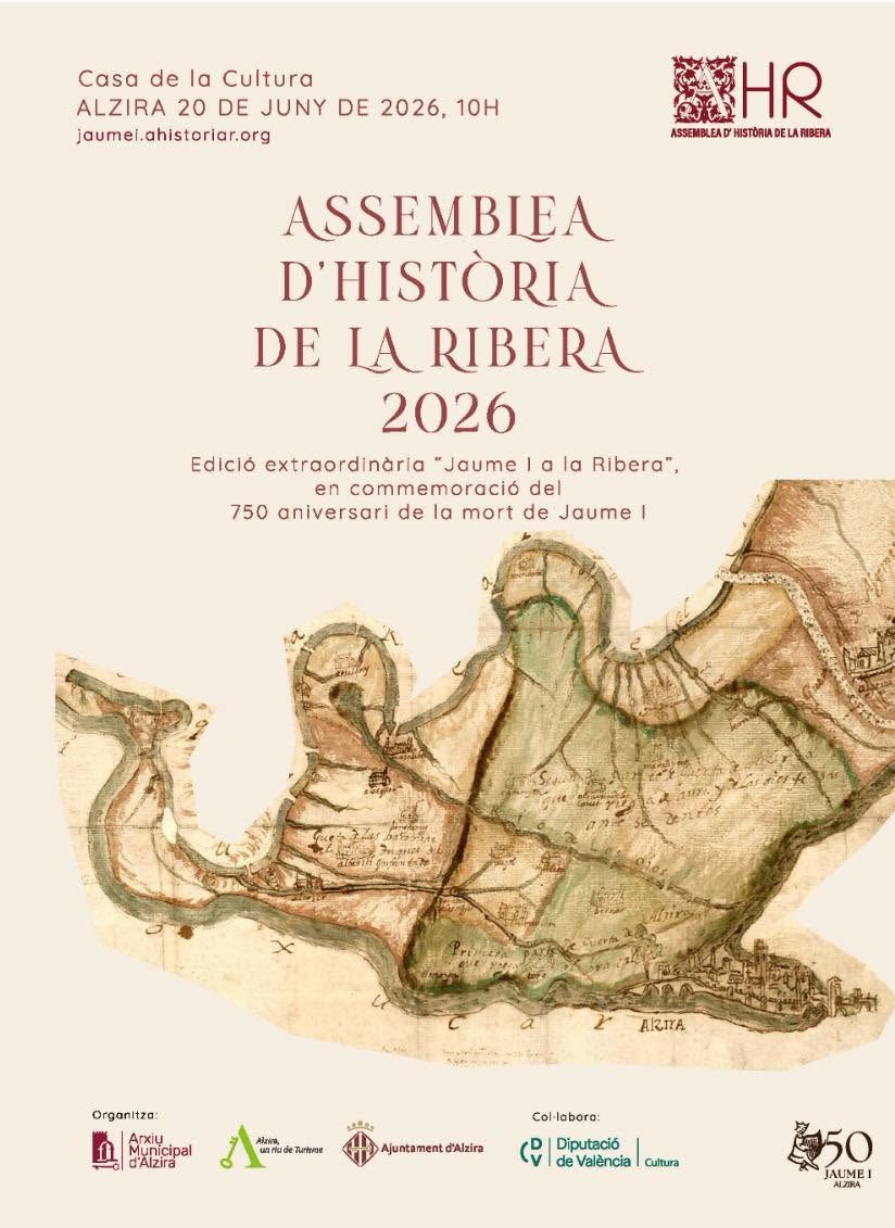 Alzira dona inici hui a una edició extraordinària de l’Assemblea d’Història de la Ribera centrada en la figura de Jaume I i el seu llegat històric