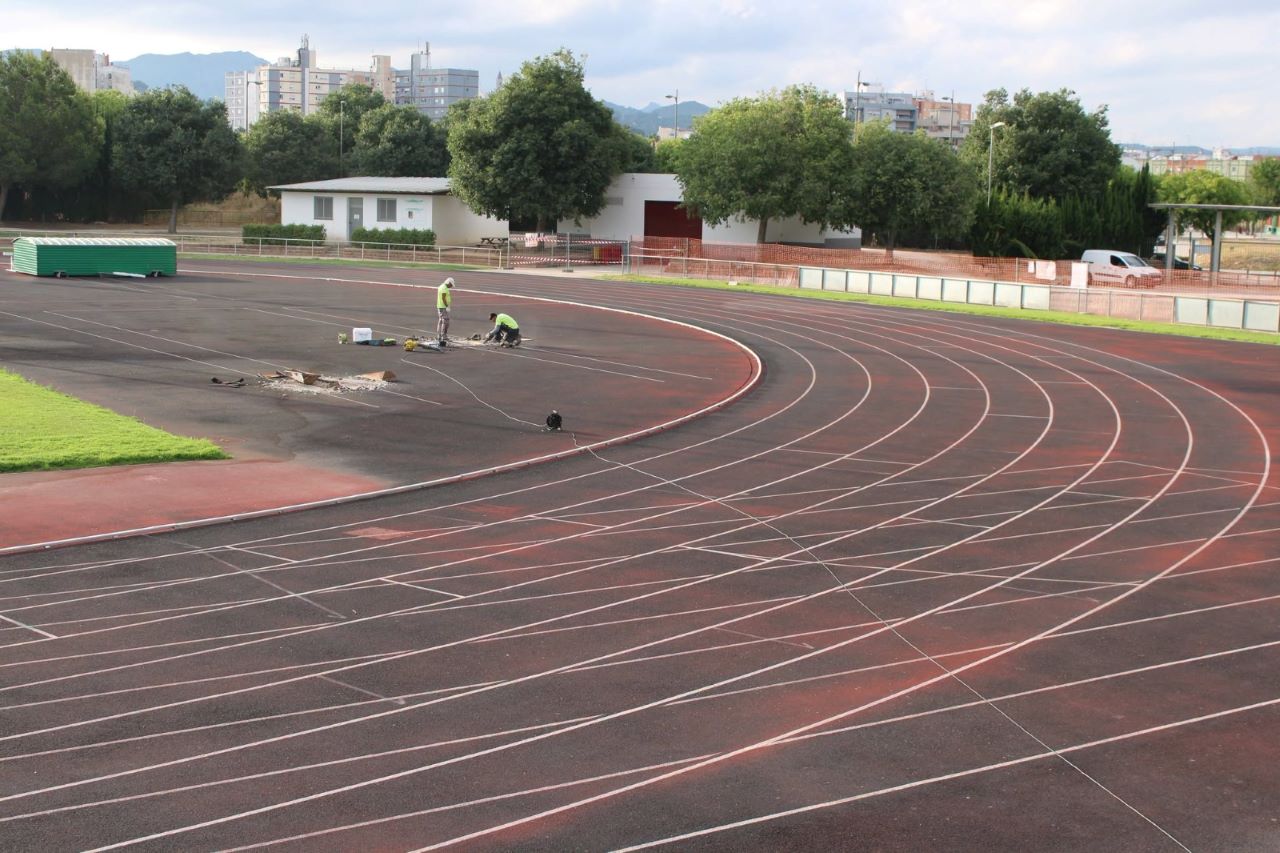 Comencen les obres de renovació de la pista d’atletisme Manolo Nebot