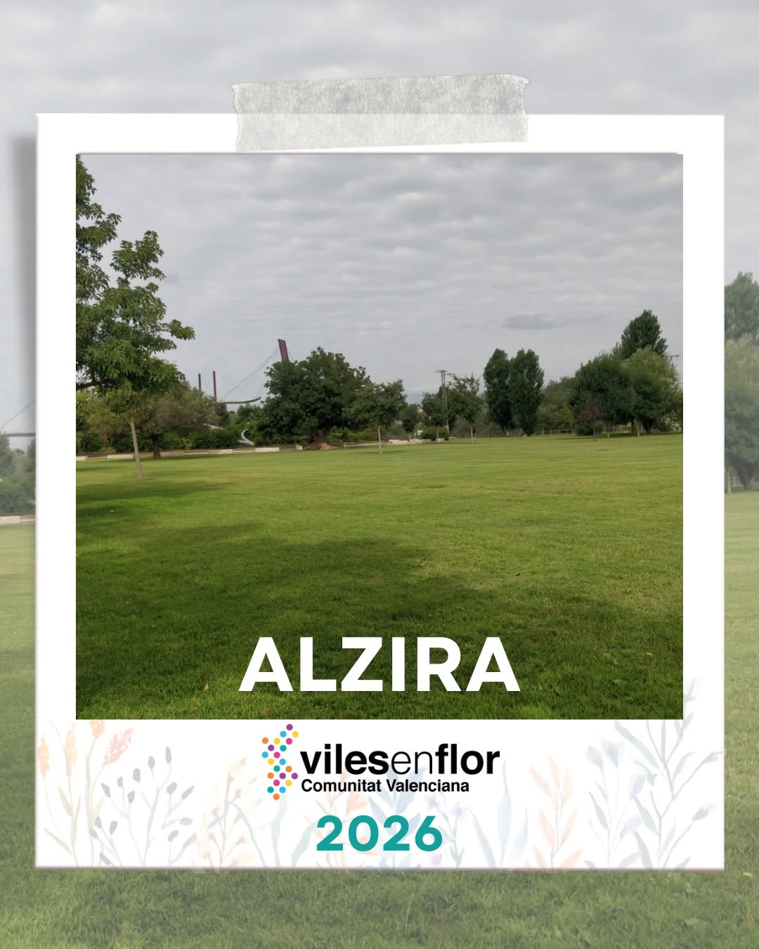 Alzira aspira a la 4a Flor en Viles en Flor amb la visita d’un jurat que avaluarà els seus espais verds