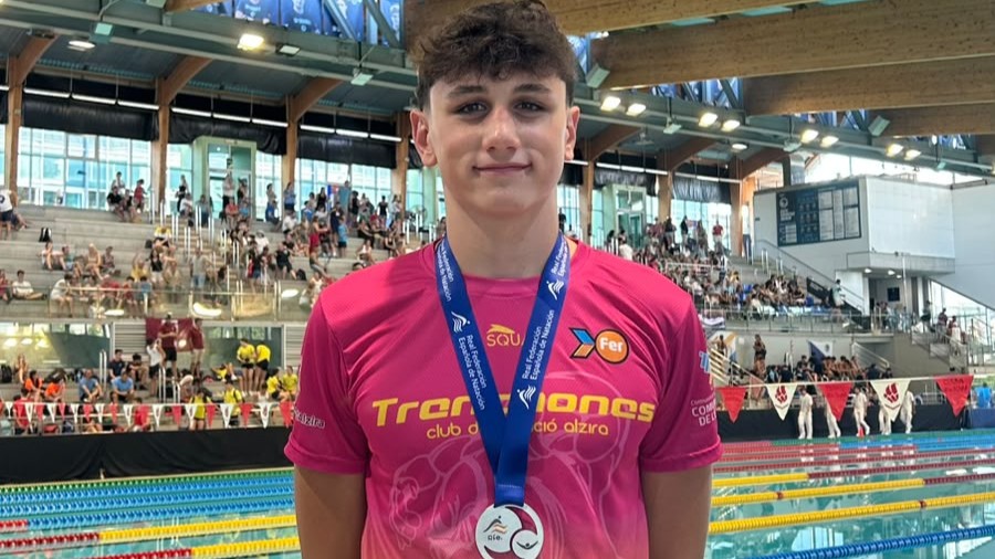 Adrián Vidal, subcampió d’Espanya junior de natació