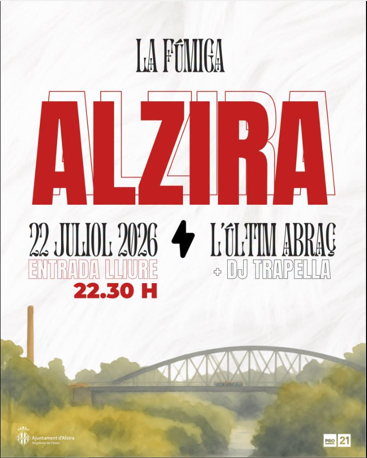 Alzira s’acomiada esta nit de La Fúmiga amb un concert que promet convertir-se en una cita històrica per a la ciutat