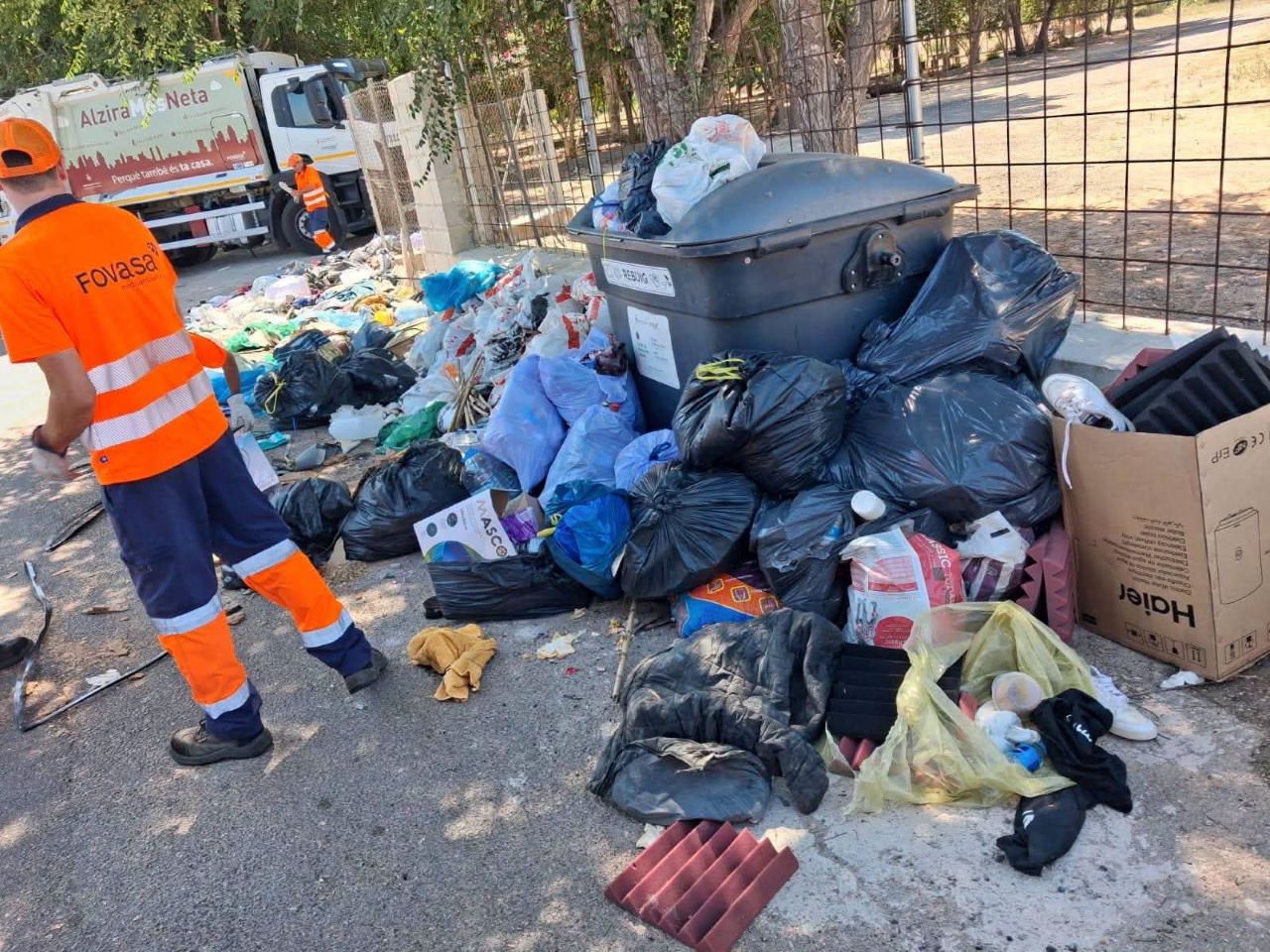 L’Ajuntament d’Alzira denuncia nous abocaments il•legals de residus i reclama més responsabilitat ciutadana