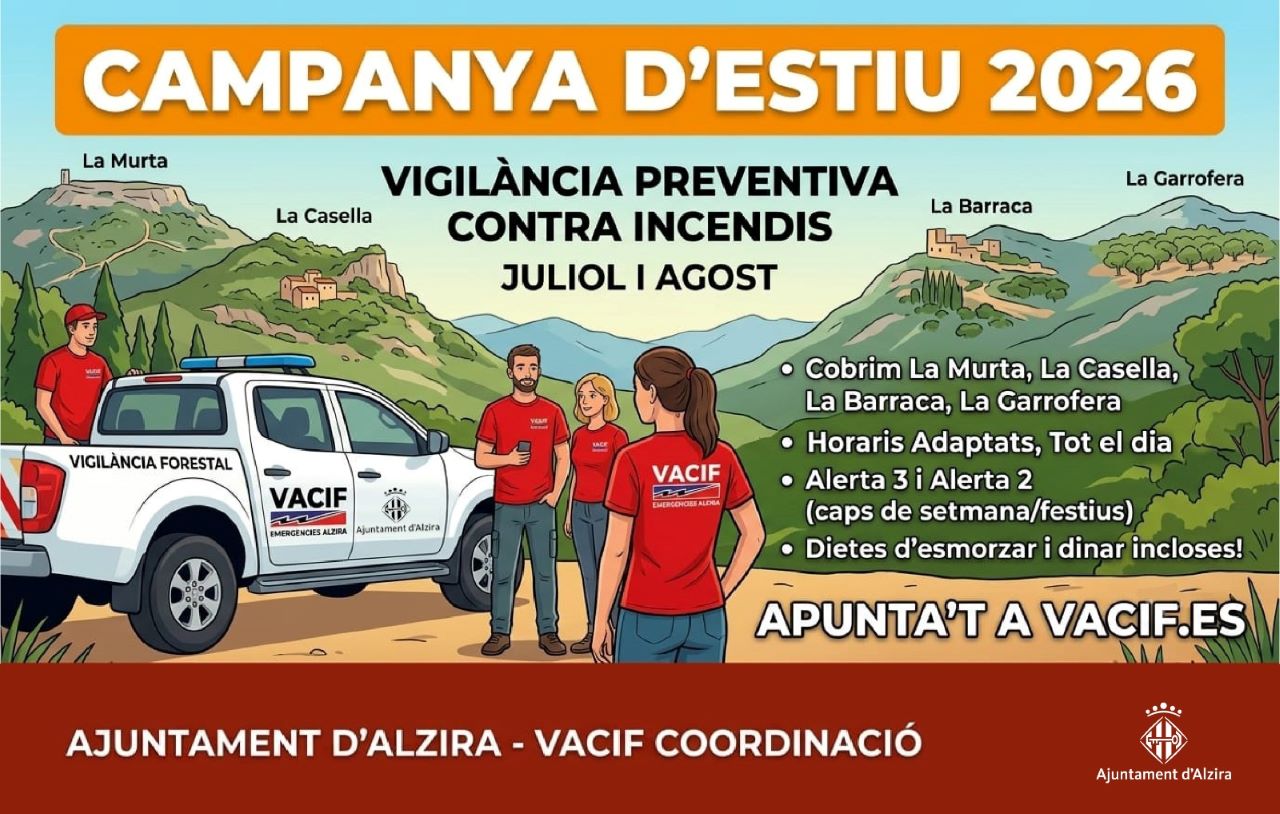 El VACIF oferirà una jornada de formació el pròxim 20 de juliol per preparar els nous voluntaris de la campanya de vigilància forestal.
