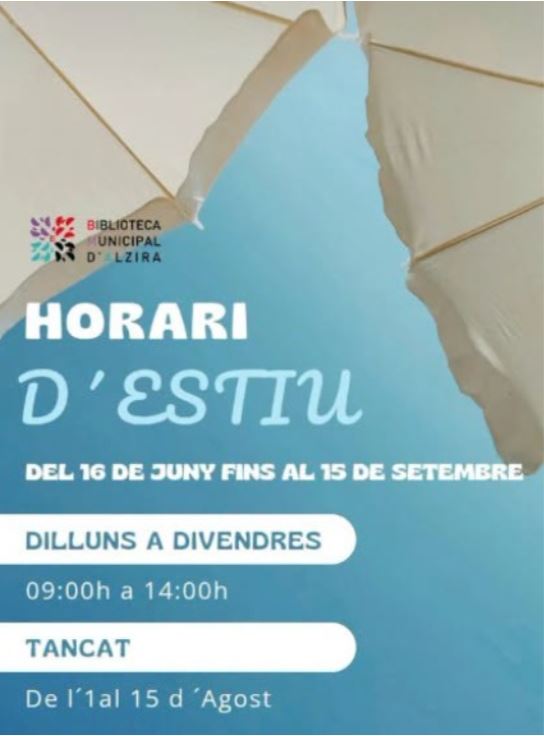 La Biblioteca Municipal d’Alzira reobri dilluns després de l’aturada d’agost amb nous títols i els llibres més prestats de l’estiu