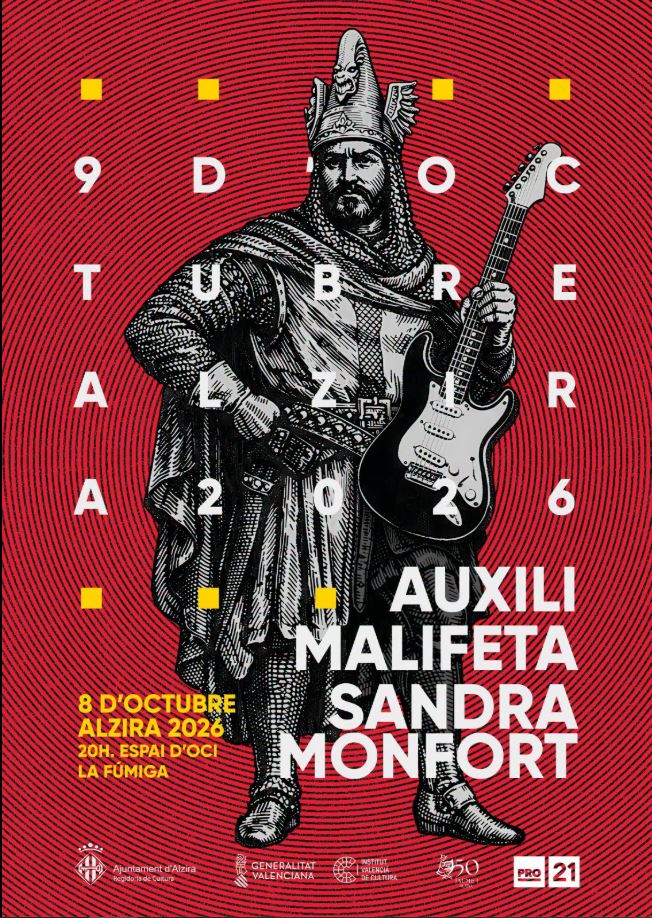 Sandra Monfort, Malifeta i Auxili, primers noms confirmats del concert del 9 d’octubre, una edició especial marcada pel 750 aniversari de la mort de Jaume I