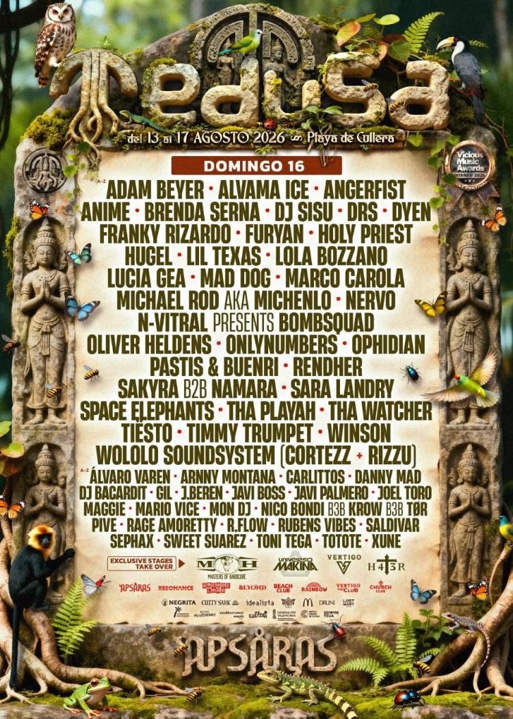 Cullera es prepara per a la 12a edició del Festival Medusa amb la millor música electrònica i estètica inspirada en el budisme i el hinduisme del sud-est asiàtic