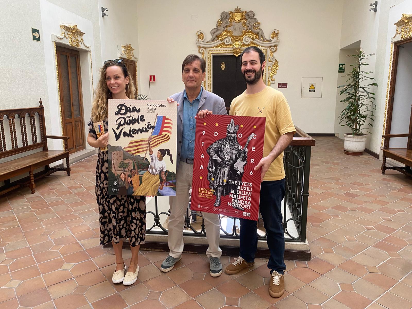 L’Ajuntament d’Alzira presenta la programació del 9 d’Octubre, amb prop de 20 activitats i 2.000 entrades ja venudes per al concert del 8 d’Octubre