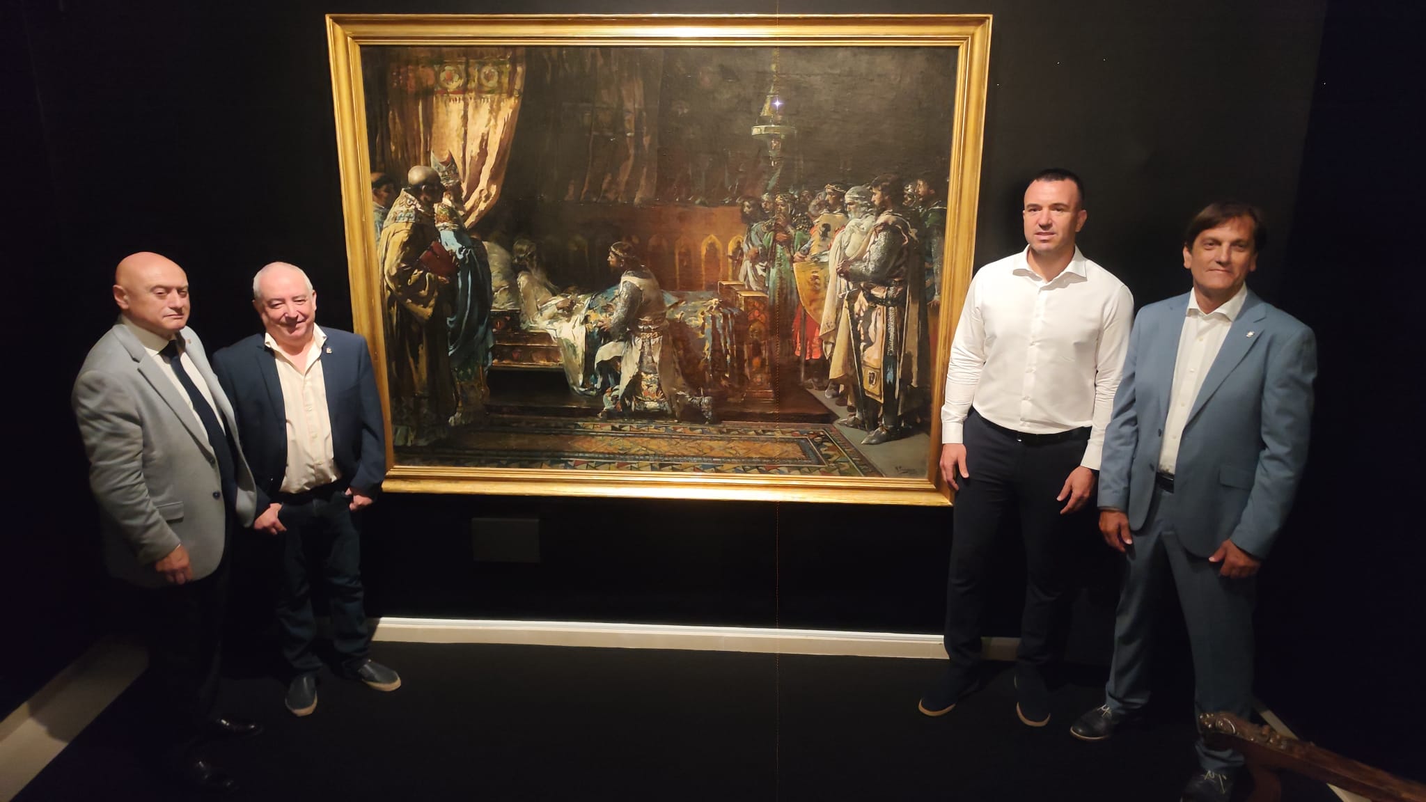El president de la Diputació Vicent Mompó visita Alzira per inaugurar al MUMA l’exposició sobre Jaume I i el seu llegat