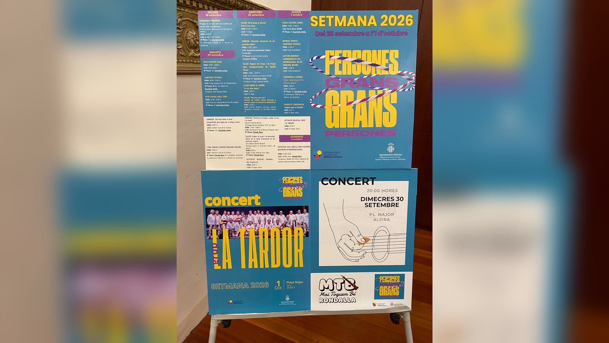 Alzira inicia hui la Setmana de les Persones Grans amb activitats que ja han cobert totes les places