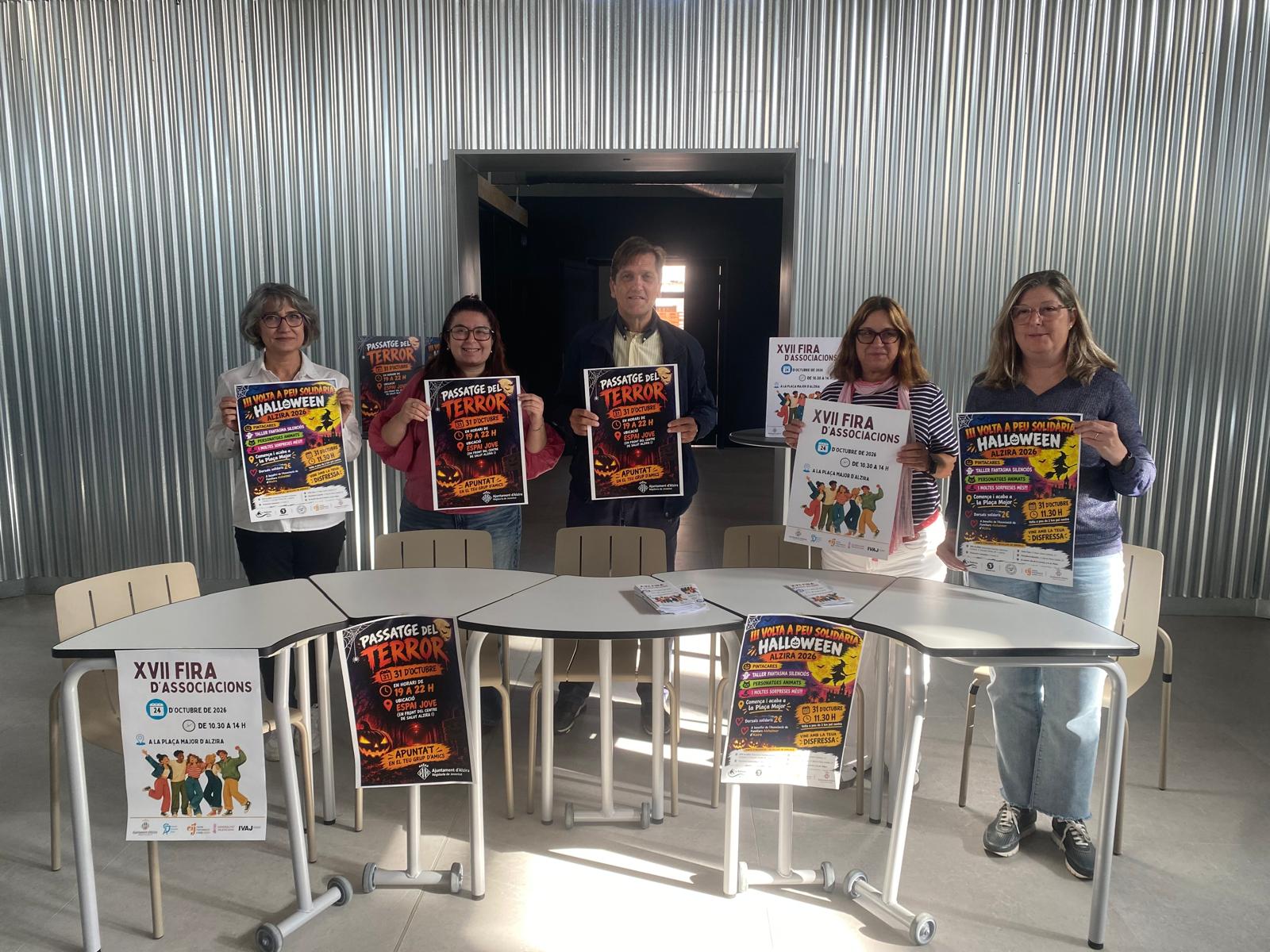 Alzira celebrarà Halloween amb un passatge del terror i una volta a peu solidària a benefici de l’associació de familiars d’Alzheimer