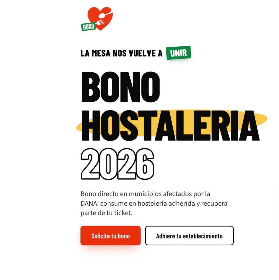 La Generalitat posa en marxa el Bono Hostaleria 2026 per als municipis afectats per la DANA