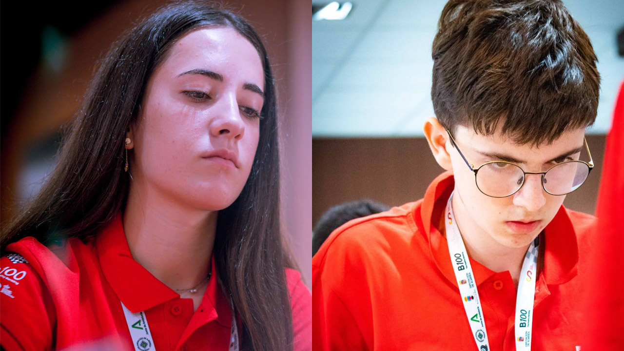 Isabel Colomer i Carles Mellado han disputat el Mundial d’escacs sub17 i sub15