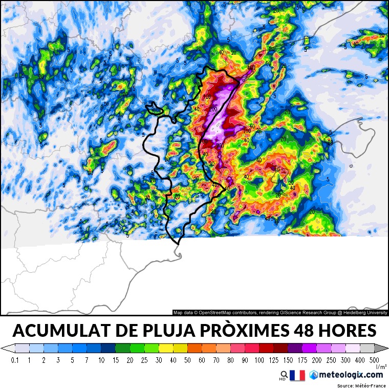 La previsió meteorològica apunta a tronades localment fortes durant les últimes hores de la vesprada a la Ribera