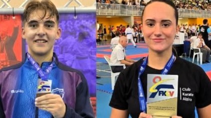 Marco Mazo i Susi Marín guanyen la lliga Nacional i Autonòmica de karate