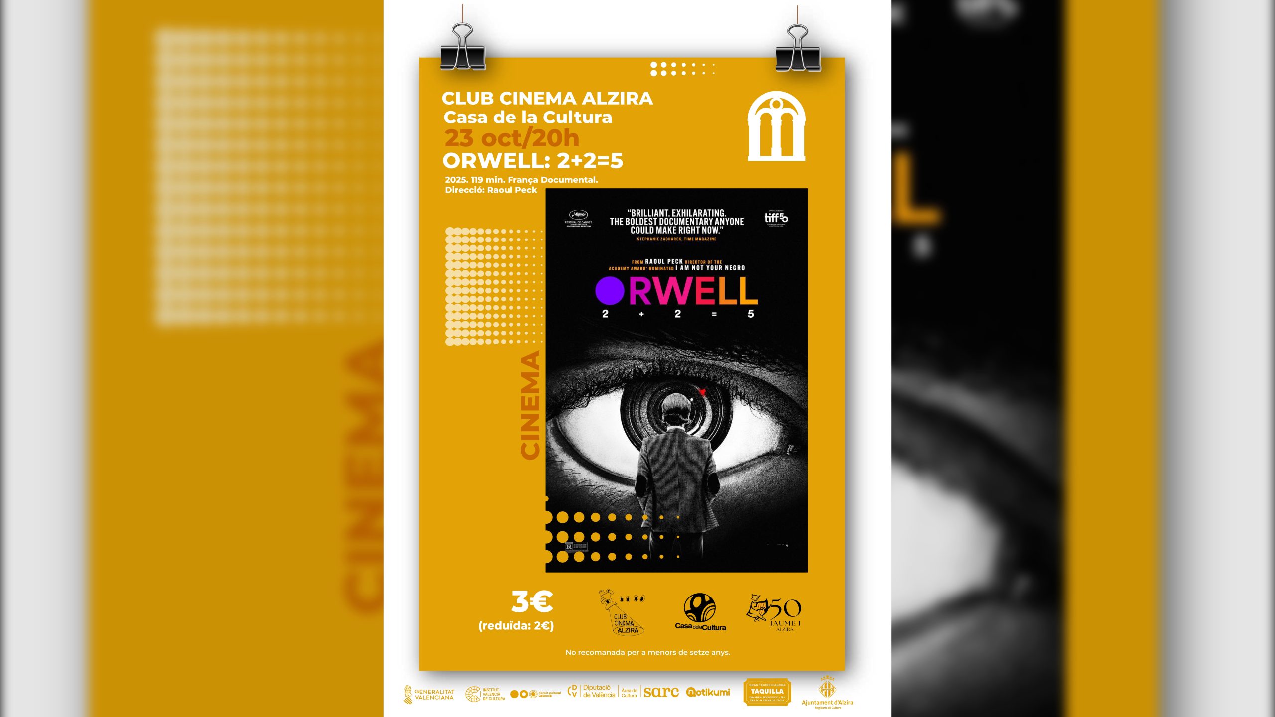 La Casa de la Cultura acull la projecció d’un documental i l’espectacle musical familiar ‘Trobadorets’ este cap de setmana